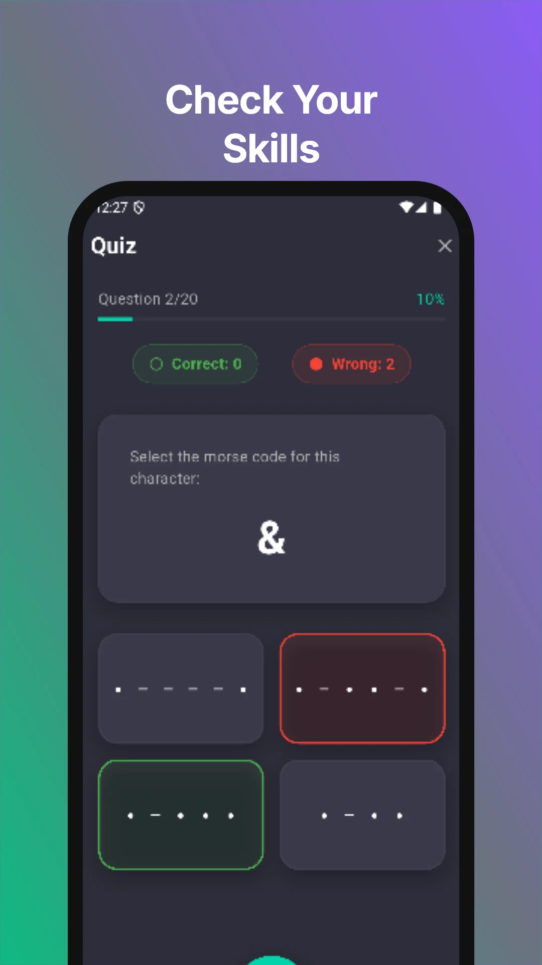 Morse Code Translator & Learn screenshot